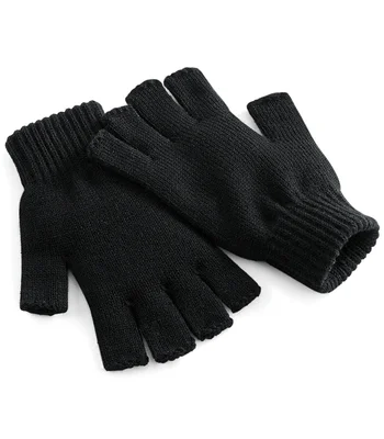Beechfield Beechfield Fingerless Gloves in Black