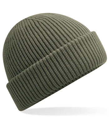 Beechfield Beechfield Recycled Wind Resistant Breathable Elements Beanie in Olive Green