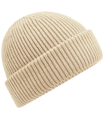 Beechfield Beechfield Recycled Wind Resistant Breathable Elements Beanie in Sand