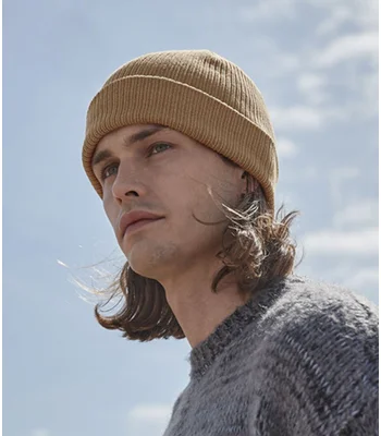 Beechfield Beechfield Organic Cotton Beanie in Black