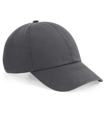 Beechfield Beechfield Organic Cotton 6 Panel Cap in Graphite Grey
