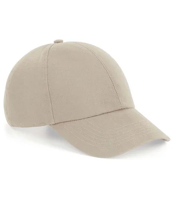 Beechfield Beechfield Organic Cotton 6 Panel Cap in Sand