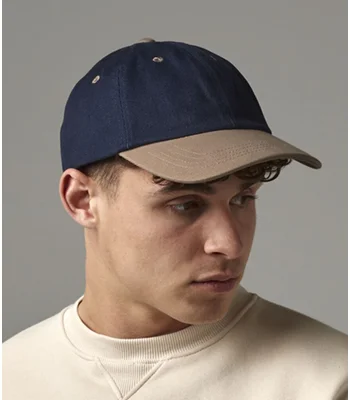 Beechfield Beechfield Heavy Brushed Low Profile Cap in Black