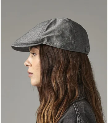 Beechfield Beechfield Summer Gatsby Cap in Blue Linen