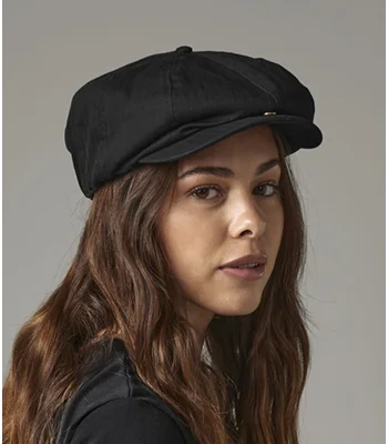Beechfield Beechfield Newsboy Cap in Black