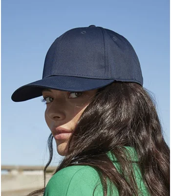 Beechfield Beechfield Urbanwear 6 Panel Snapback Cap in Black