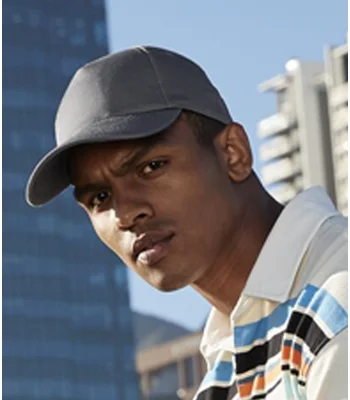 Beechfield Beechfield Urbanwear 5 Panel Snapback Cap in Black