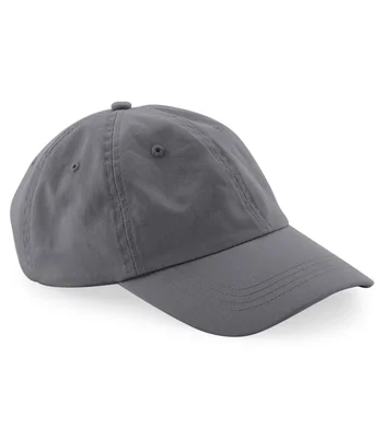 Beechfield Beechfield Organic Cotton 6 Panel Dad Cap in Graphite Grey