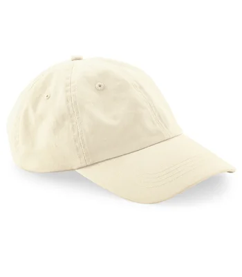 Beechfield Beechfield Organic Cotton 6 Panel Dad Cap in Natural