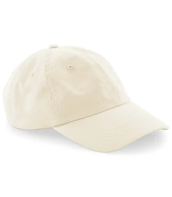 Beechfield Beechfield Low Profile 6 Panel Dad Cap in Beige
