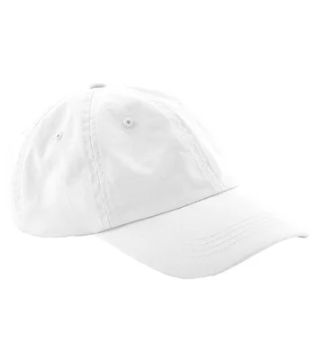 Beechfield Beechfield Low Profile 6 Panel Dad Cap in White