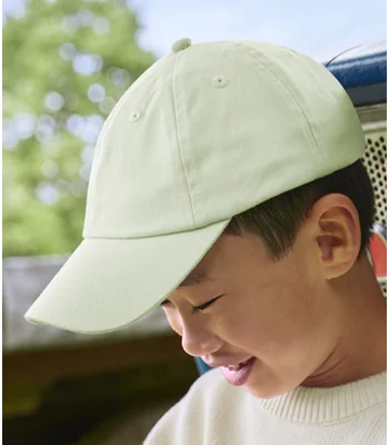 Beechfield Beechfield Junior Low Profile 6 Panel Dad Cap in Pastel Blue