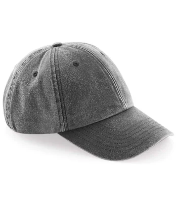Beechfield Beechfield Low Profile Vintage Cap in Vintage Black