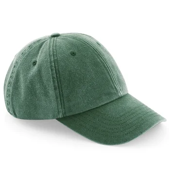 Beechfield Beechfield Low Profile Vintage Cap in Vintage Bottle Green