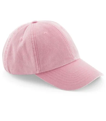 Beechfield Beechfield Low Profile Vintage Cap in Vintage Dusky Pink
