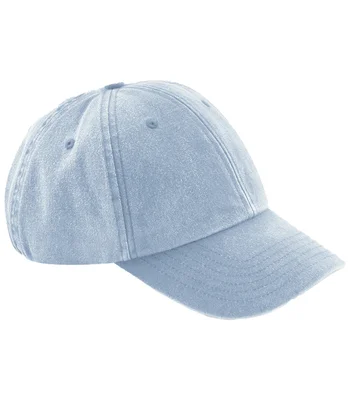 Beechfield Beechfield Low Profile Vintage Cap in Vintage Light Blue