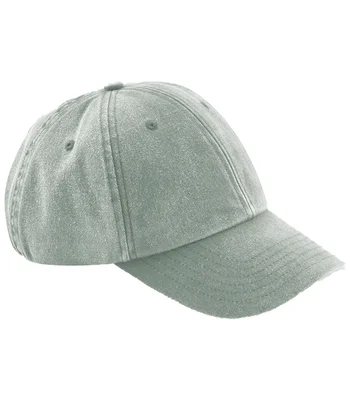 Beechfield Beechfield Low Profile Vintage Cap in Vintage Sage Green