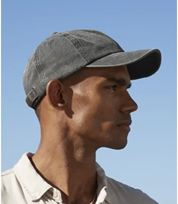 Beechfield Beechfield Relaxed 5 Panel Vintage Cap in Vintage Black