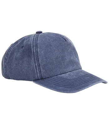 Beechfield Beechfield Relaxed 5 Panel Vintage Cap in Vintage Denim