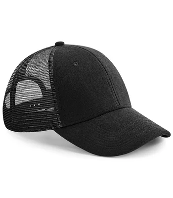 Beechfield Beechfield Jersey Athleisure Trucker Cap in Black