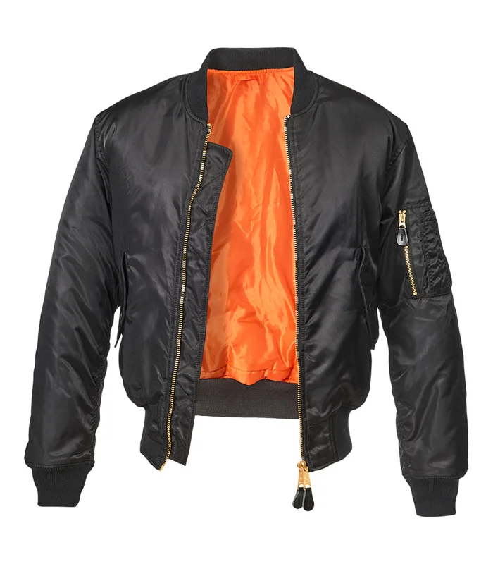 Build Your Brandit Build Your Brandit MA1 jacket in Black