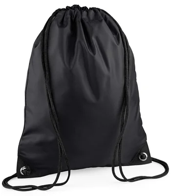 BagBase BagBase Premium Gymsac in Black