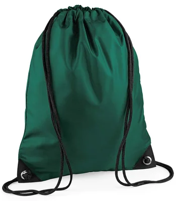 BagBase BagBase Premium Gymsac in Bottle Green