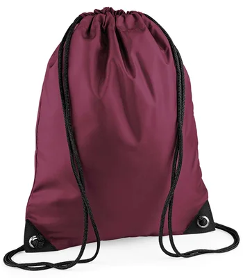 BagBase BagBase Premium Gymsac in Burgundy