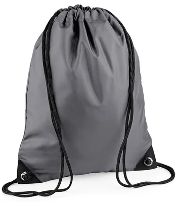 BagBase BagBase Premium Gymsac in Graphite Grey