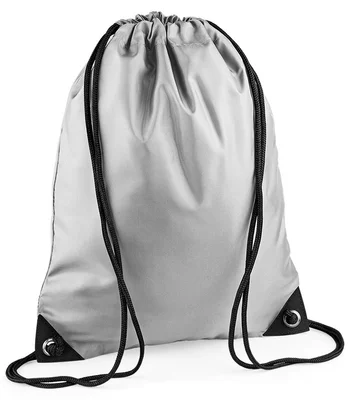 BagBase BagBase Premium Gymsac in Silver