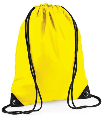 BagBase BagBase Premium Gymsac in Yellow
