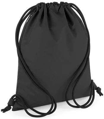 BagBase BagBase Reflective Gymsac in Black Reflective