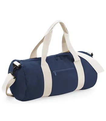 BagBase BagBase Original Barrel Bag in Black/Black