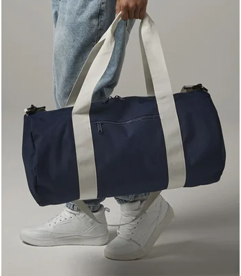 BagBase BagBase Original Barrel Bag XL in French Navy/Off White
