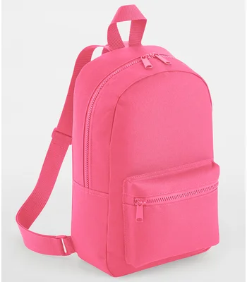 BagBase BagBase Mini Essential Fashion Backpack in Candy Pink