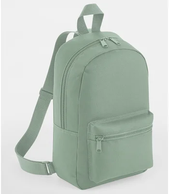 BagBase BagBase Mini Essential Fashion Backpack in Dusty Green