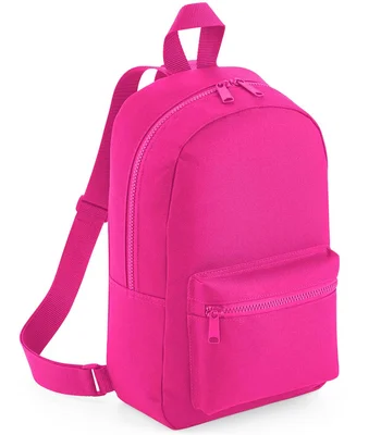 BagBase BagBase Mini Essential Fashion Backpack in Fuchsia