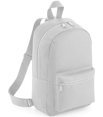 BagBase BagBase Mini Essential Fashion Backpack in Light Grey