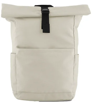 BagBase BagBase Premium Recycled Roll-Top Backpack in Black