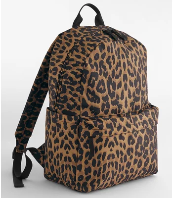 BagBase BagBase Leopard Print Backpack in Leopard Print