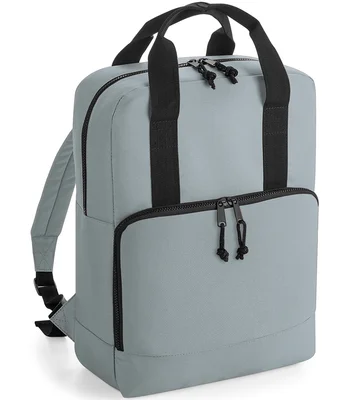 BagBase BagBase Recycled Twin Handle Cooler Backpack in Pure Grey