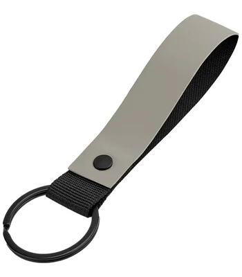 BagBase BagBase Matte PU Key Ring in Black