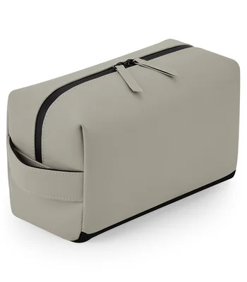 BagBase BagBase Matte PU Toiletry/Accessory Case in Black