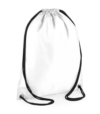 BagBase BagBase Budget Gymsac in White
