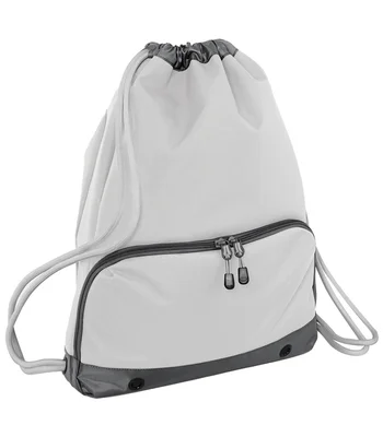 BagBase BagBase Athleisure Gymsac in Ice Grey