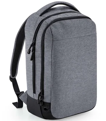 BagBase BagBase Athleisure Sports Backpack in Grey Marl