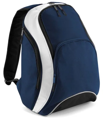 BagBase BagBase Teamwear Backpack in Black/Classic Red