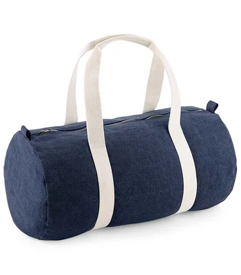 BagBase BagBase Denim Barrel Bag in Denim Blue
