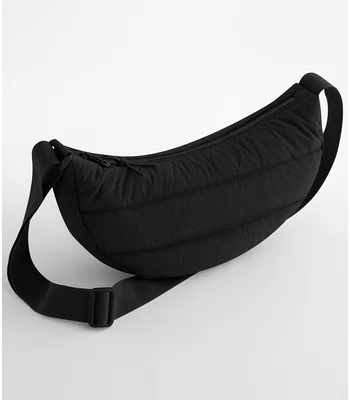 BagBase BagBase Quilted Cross Body Bag in Black