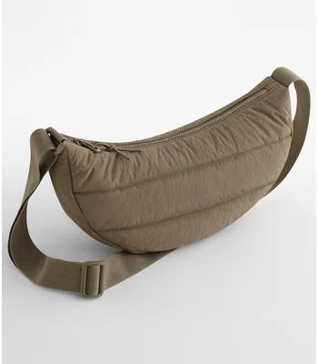 BagBase BagBase Quilted Cross Body Bag in Earthy Green